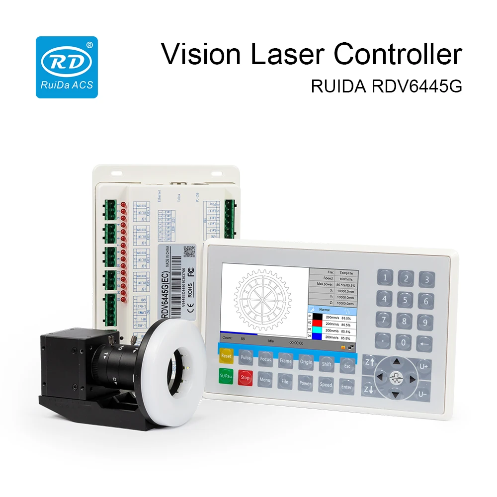 

Ruida RDV6445G Small Vision Laser Cutting and Engraving Control System Mark Point Cutting