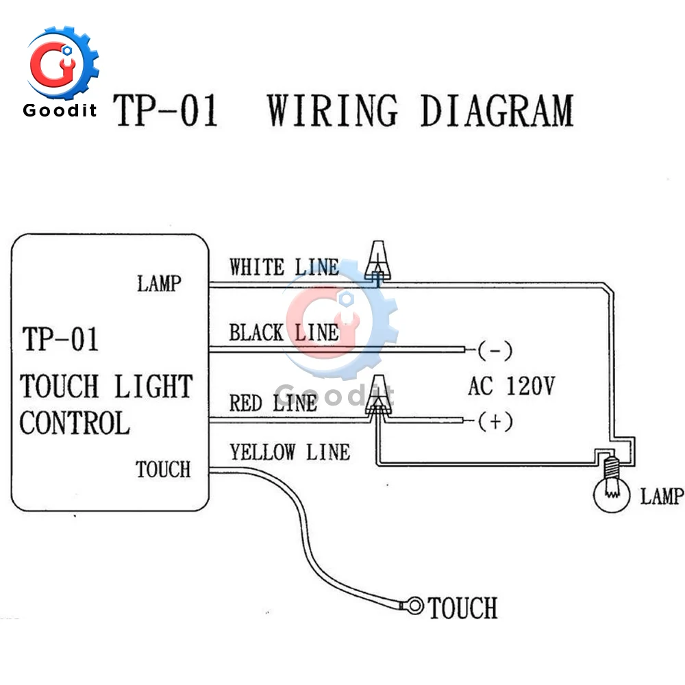 2Pcs AC 220V 1A Light Switch Sensor Table light Parts On/off  Touch Control Sensor Desk light Parts Touch for Bulb Lamp Switch