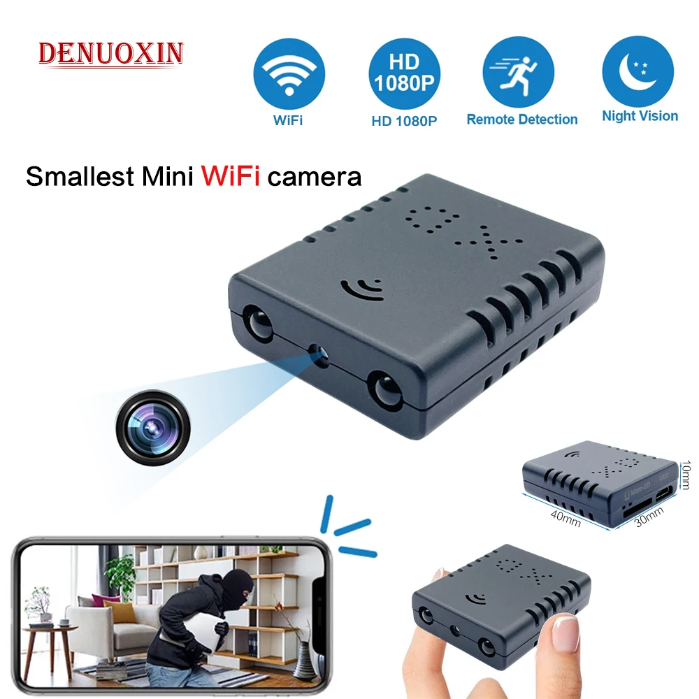 

HD 1080P Mini Camera Home Security Wifi USB Micro Camcorder Motion Detection Night Vision DV DVR Video Secret Cam V380 APP Suppo