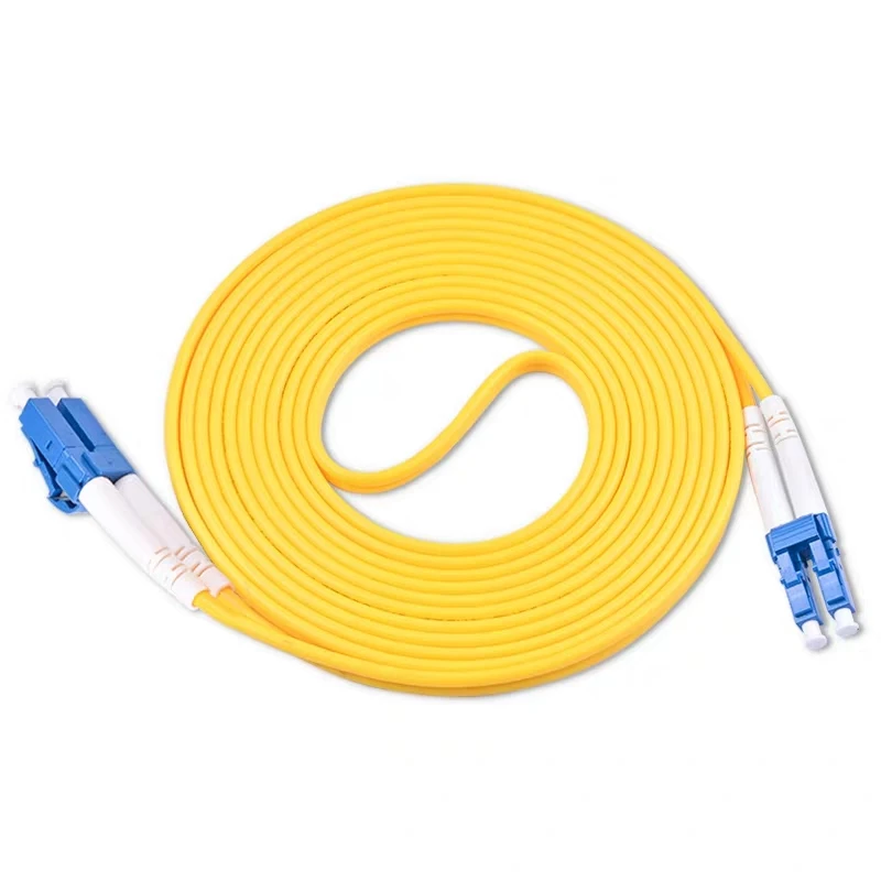 DX SM fiber optic patch cord SC LC FC ST Duplex Single-mode 2.0mm 3.0mm DX optical fibre jumper ftth patch lead