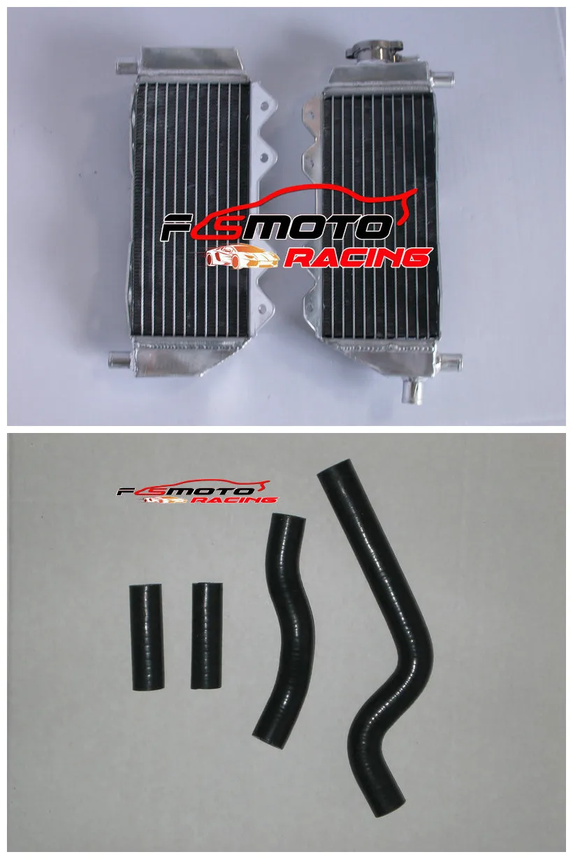 Aluminum Radiator and Hose For 2002-2020 Yamaha YZ250 YZ250X YZ250G 2002 2003 2004 2005 2006 2007 2008 2009 1 Year Warranty