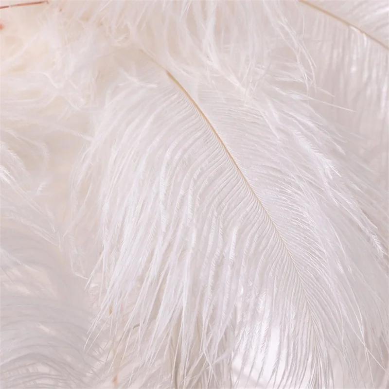 OURFENG Table Lamp LED Iron Art Feather Small Night with Remote Dandelion Atmosphere Light