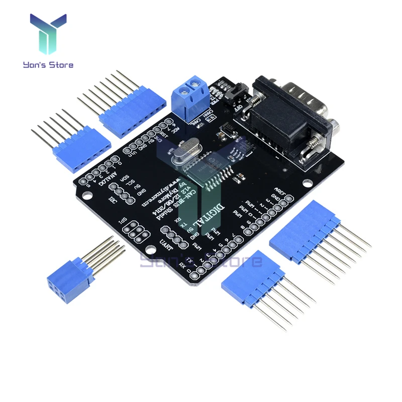 MCP2515 EF02037 CAN BUS щит контроллера платы связи высокая скорость CAN V2.0B модуль для Arduino для Freaduino DIY KIT