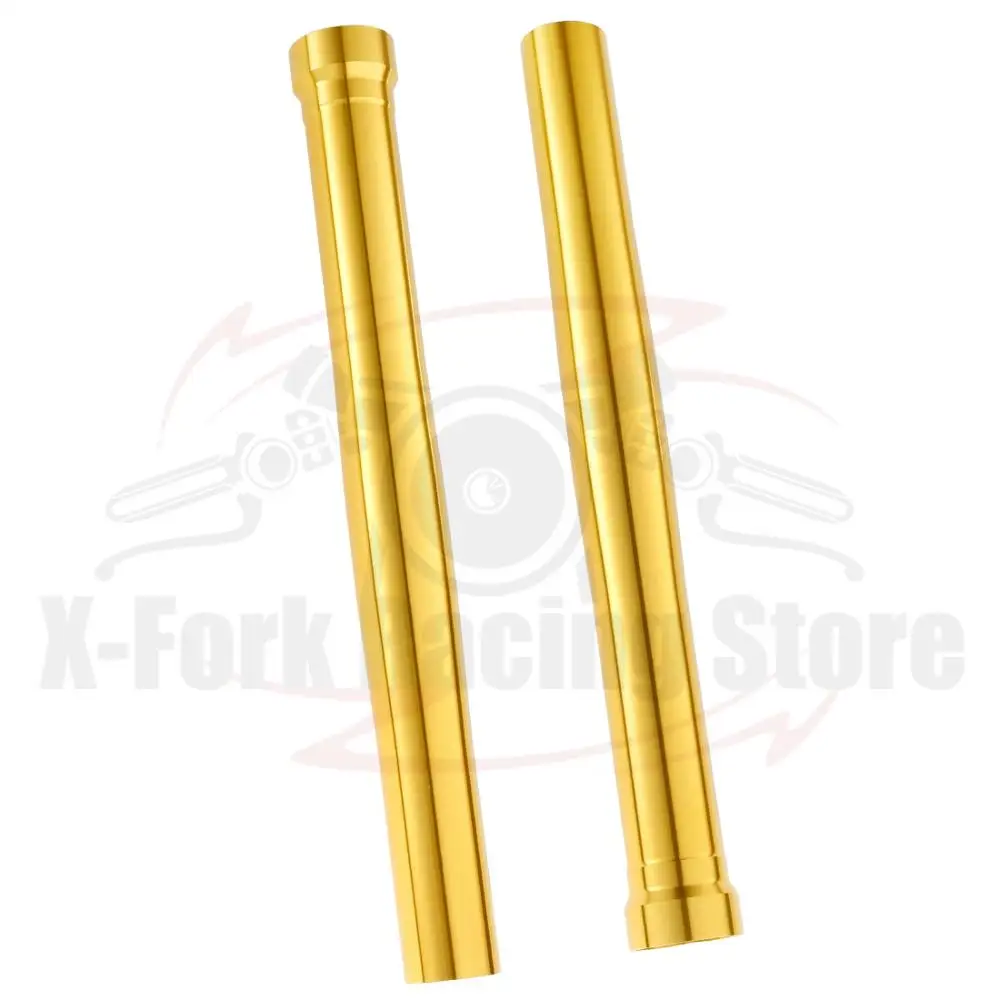 

Front Fork Outer Tubes Pipes Pair for Yamaha R1 2009-2014 2010 2011 2012 2013 510mm 14B-23106-00-00 Gold Black Shock Bars