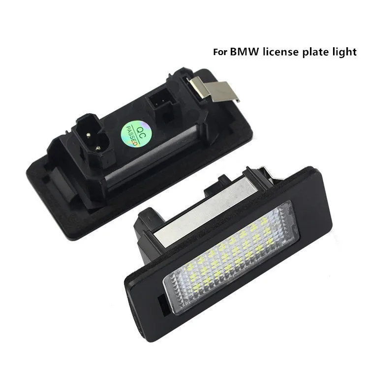 2pc Car License Plate Light Led Number Plate Holder Lamp No Error For A1 A4 B8 A5 S5 A6 S6 A7 Q5 TT TTS 2D For Golf Jetta Passat