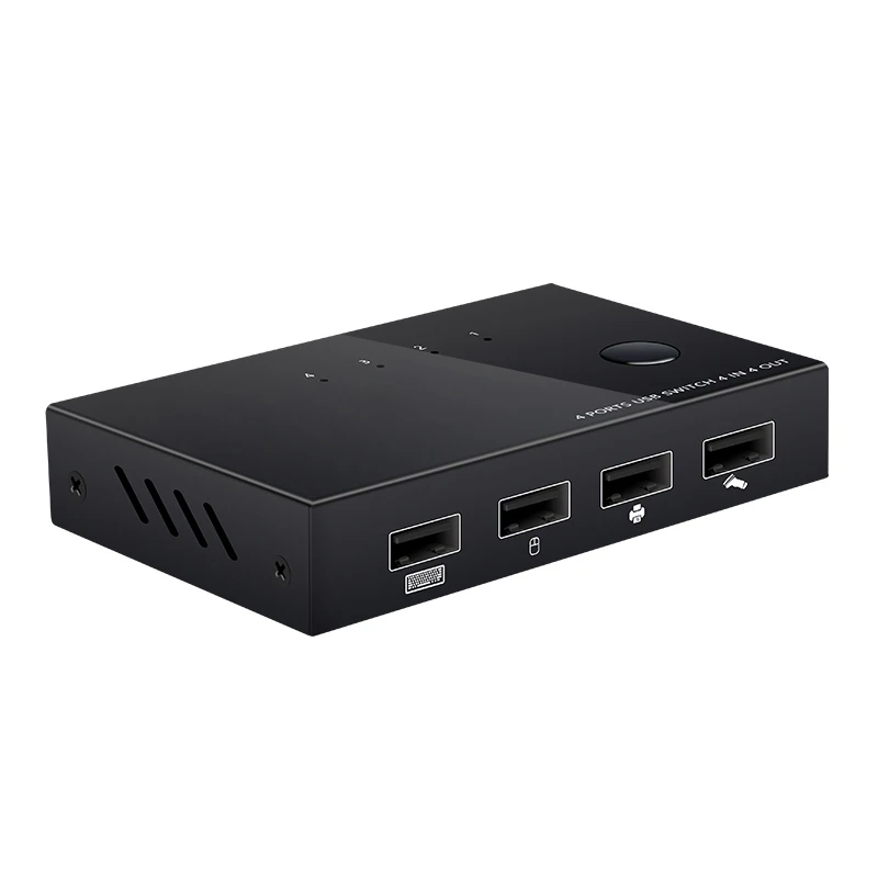 AM-UK404 USB2.0 4 In 4 Out Print Sharer Switch