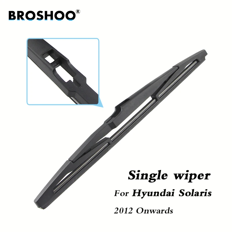 Car Wiper blade Rear Back Window Windscreen Windshield Wipers For Hyundai Solaris Hatchback 280mm 2012 Onwards Auto Accessories