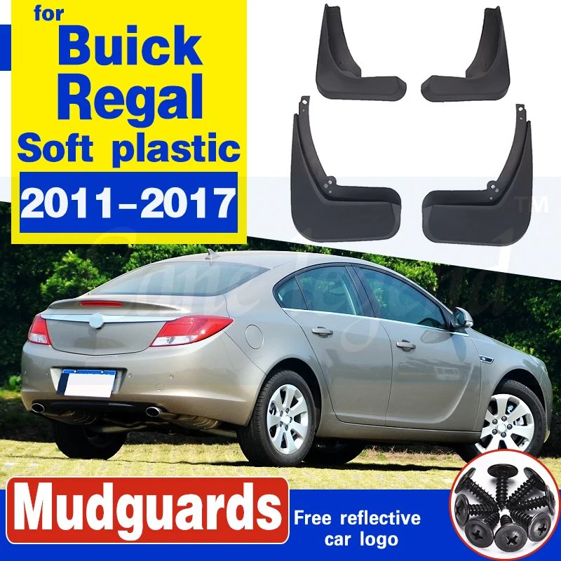 For Buick Regal 2011-2017 Fender Mudflaps Splash Guards Mud Flap Mudguards 2012 2013 2014 2015 Car Front Rear wheel Accessories