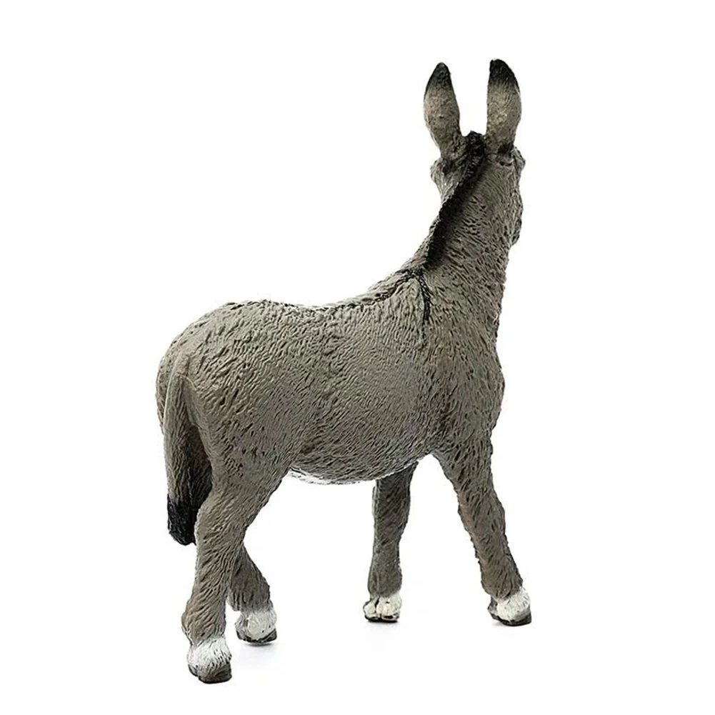 

9.5cm/3.7 InchDonkey Figure Toy Animal Doll Figure AnimalDonkey Model Solid Emulation Action Figure Desktop Ornaments Kid Gift