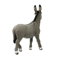 9.5cm/3.7 InchDonkey Figure Toy Animal Doll Figure AnimalDonkey Model Solid Emulation Action Figure Desktop Ornaments Kid Gift