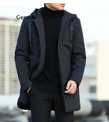 Men Jackets Autumn Winter Men's Trench Coat Men Casual Thicken Warm Hooded Jacket Male Windbreaker Outerwear Jaquet Man coat 6XL