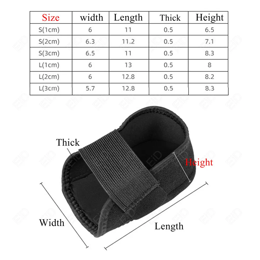 Height Increase Insole for Men Women Half Heel Protectors Heightening Shoes Sole Pad Shock Absorption Lift Heighten Foot Cushion