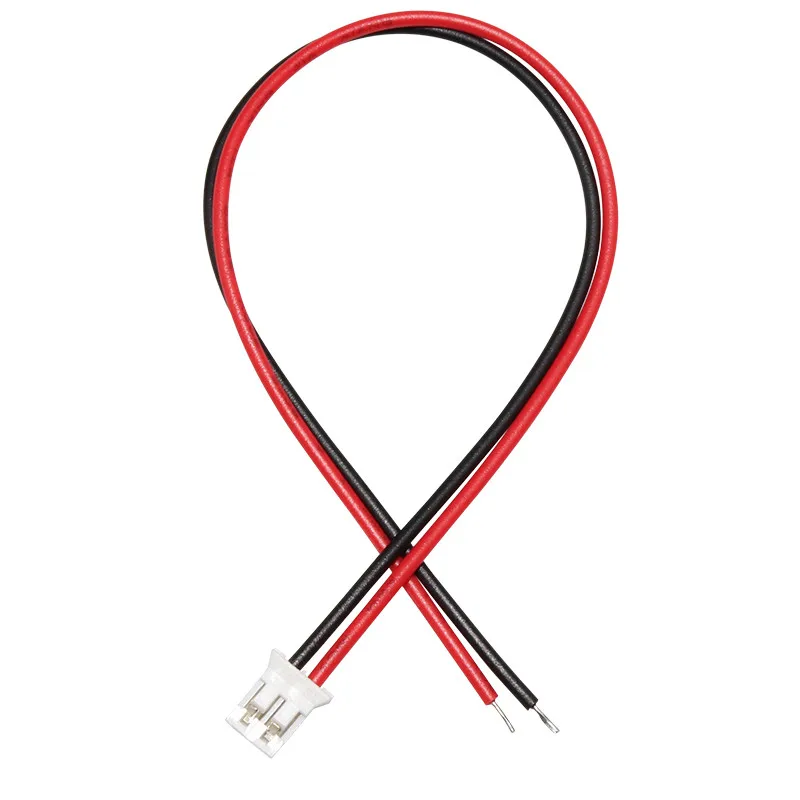 Conector fêmea Mini Micro JST, 2.0 PH plugue fêmea com cabos de fios terminais, 100mm, 200mm, 300mm, 2 Pin, 3 Pin, 4 Pin, 5 Pin, 6 Pin, pin 7, Pin 8, Pin 9, Pin 10, 10 PCes