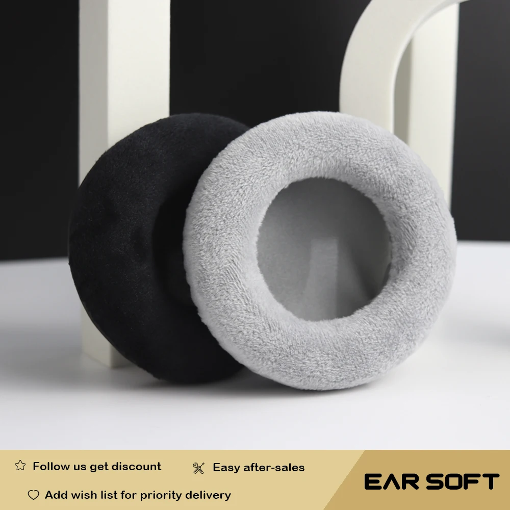 

Earsoft Replacement Cushions for ATH-AD900 ATH-A900 ATH-A950LP Headphones Cushion Velvet Ear Pads Headset Cover Earmuff Sleeve