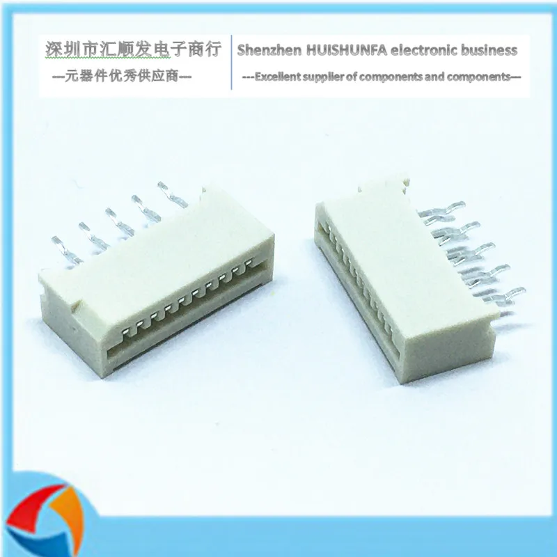 1.25mm Straight Pin FFC Flat Wire Socket Strip Connector FPC Connector  4/5//6/8/10/12/14/16/18/20/22/24/26/28/30P