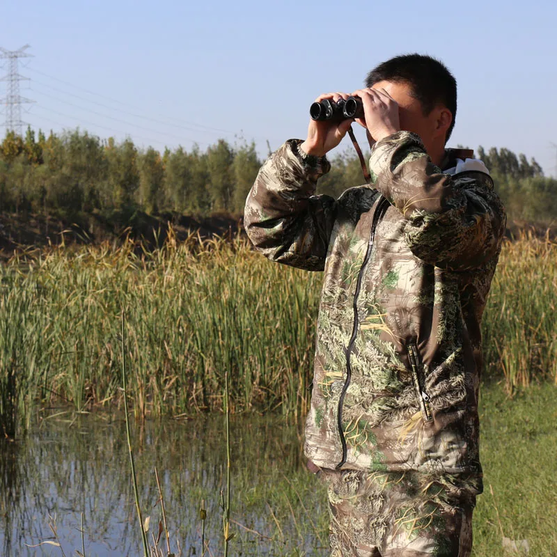 Outdoor Camouflage Bird-Watching Hunting Clothes Bionic Camouflage Suit Anti-Mosquito Fishing Jacket Male Exported to Russia