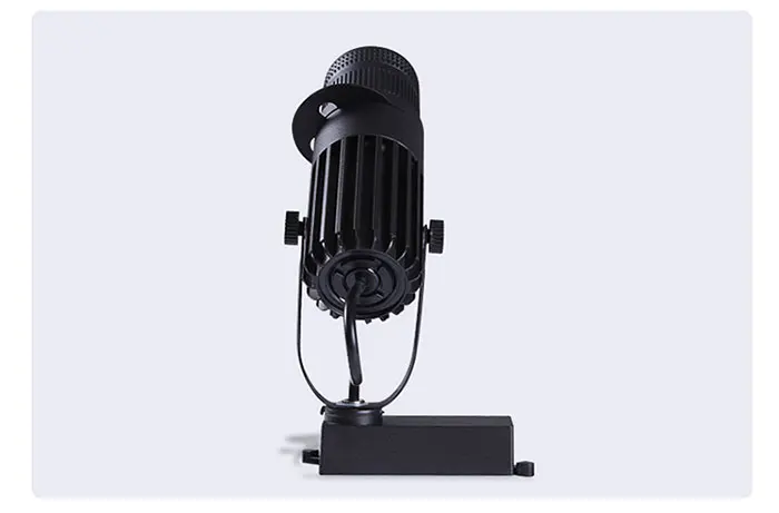 Theater Stage Zoom Spotlights, LED Focus Logo Projector Track Lights,Industrial Gobo Lights for Company Restaurant Store Wedding