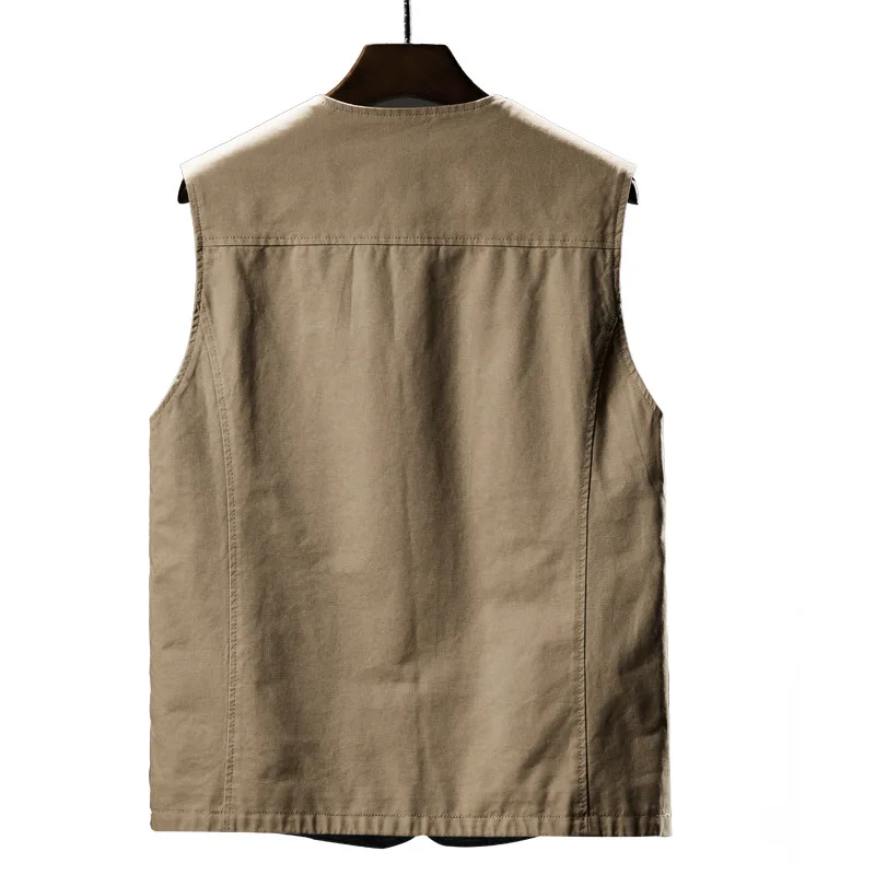 Men Military Waistcoat Many Pockets Vest Sleeveless Jacket Plus Size 6XL 7XL 8XL Large Male Travel Coat Tactical Clothing