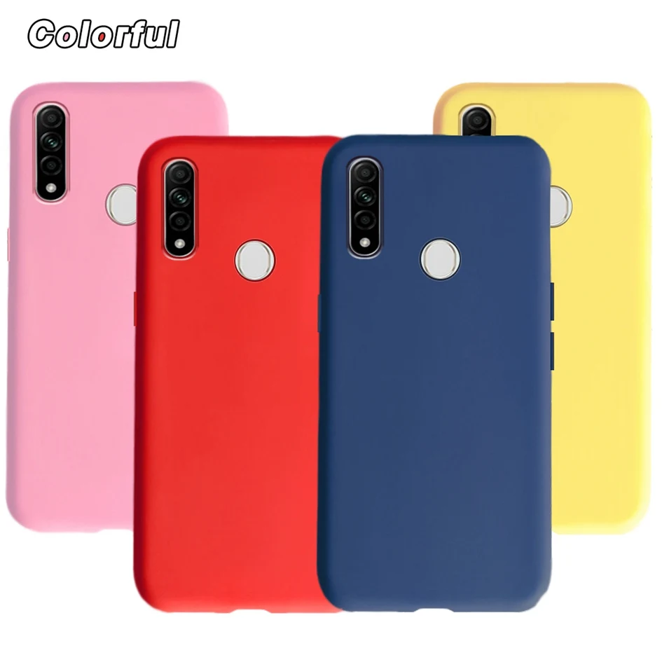 Case For OPPO A31 2020 Candy Silicone Phone Cases For OPPO A31 A 31 CPH2015 Cover Slim Soft TPU Shockproof Covers OPPOA31 Fundas