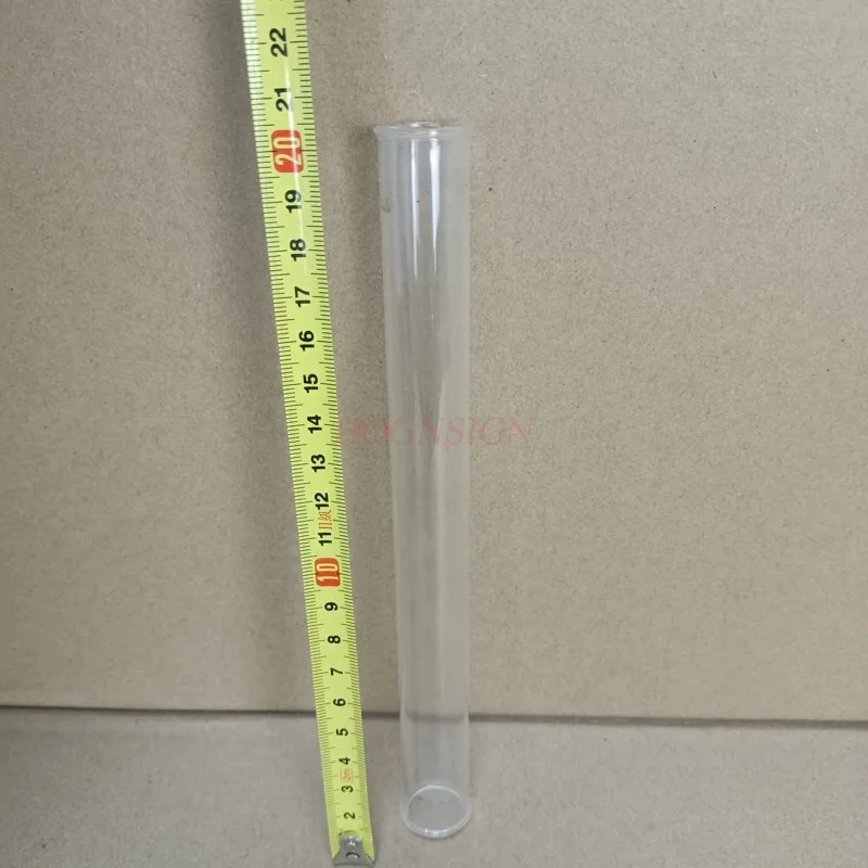 Image 4: Tube de Combustion Rigide en Verre Haute Température, 20x200mm, Équipement d'Expérimentation Chimique Réaction, Consommables