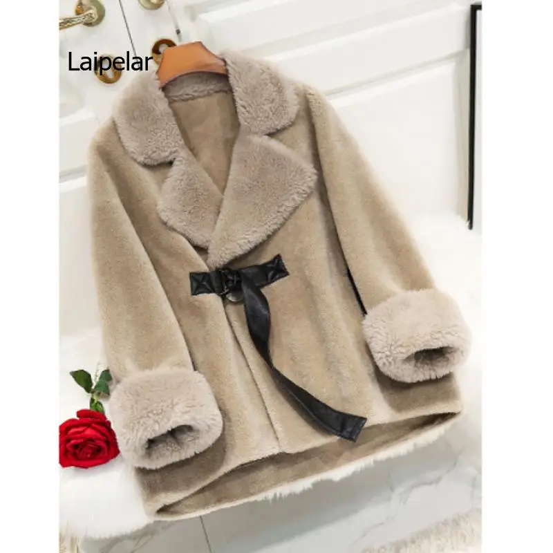 

Imitation lamb fur coat jacket women fur coat winter 2021 hanbok women's winter coat woman made fur coat