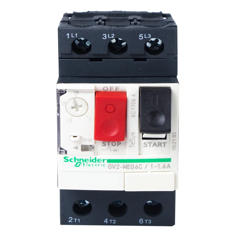 Schneider GV2-ME motor circuit breaker with thermal-magnetic protection GV2-ME06C  GV2-ME07C  GV2-ME08C  GV2-ME10C  GV2-ME14C