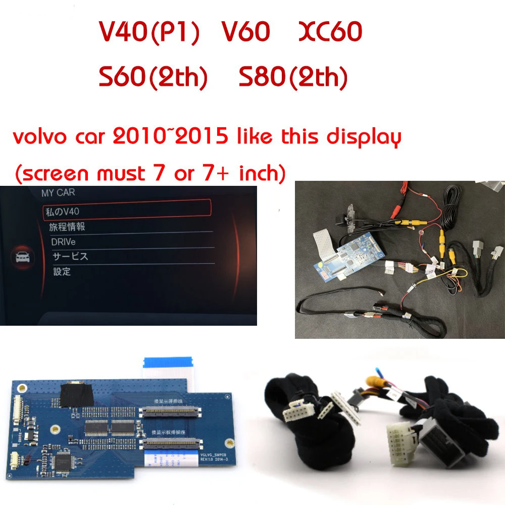 For Volvo Park Assist Pilot Front & Bakcup Rear camera interface Reverse camera Improve V40 V60 V90 XC60 XC90 S60 S80 S90