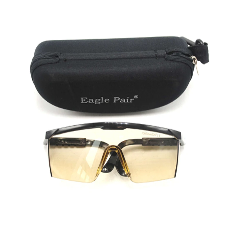 Eagle Pair 10600nm OD5+  Wide-spectrum Continuous Absorption Laser Protective Glasses CE EP-4-5