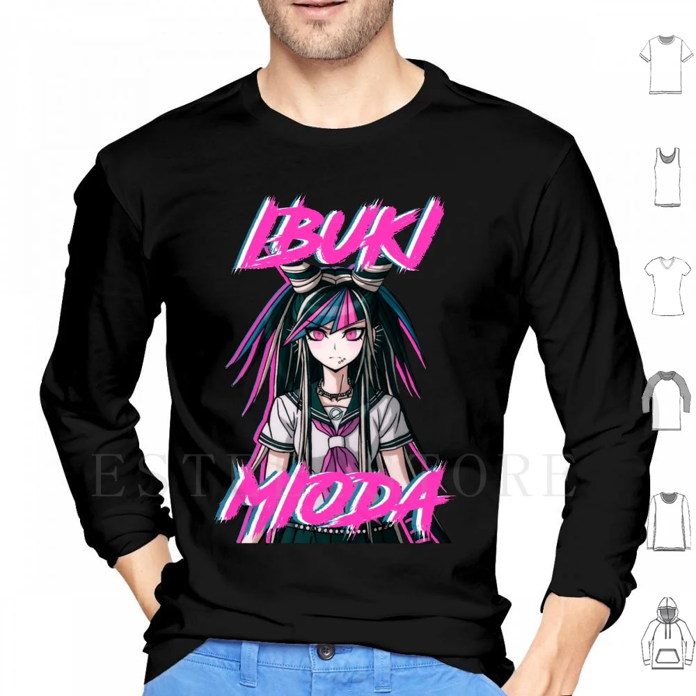 Ibuki Mioda Danganronpa 2 sudaderas con capucha Danganronpa 2 Dangan Ibuki Mioda Anime Manga juego videojuego Friki Adiós
