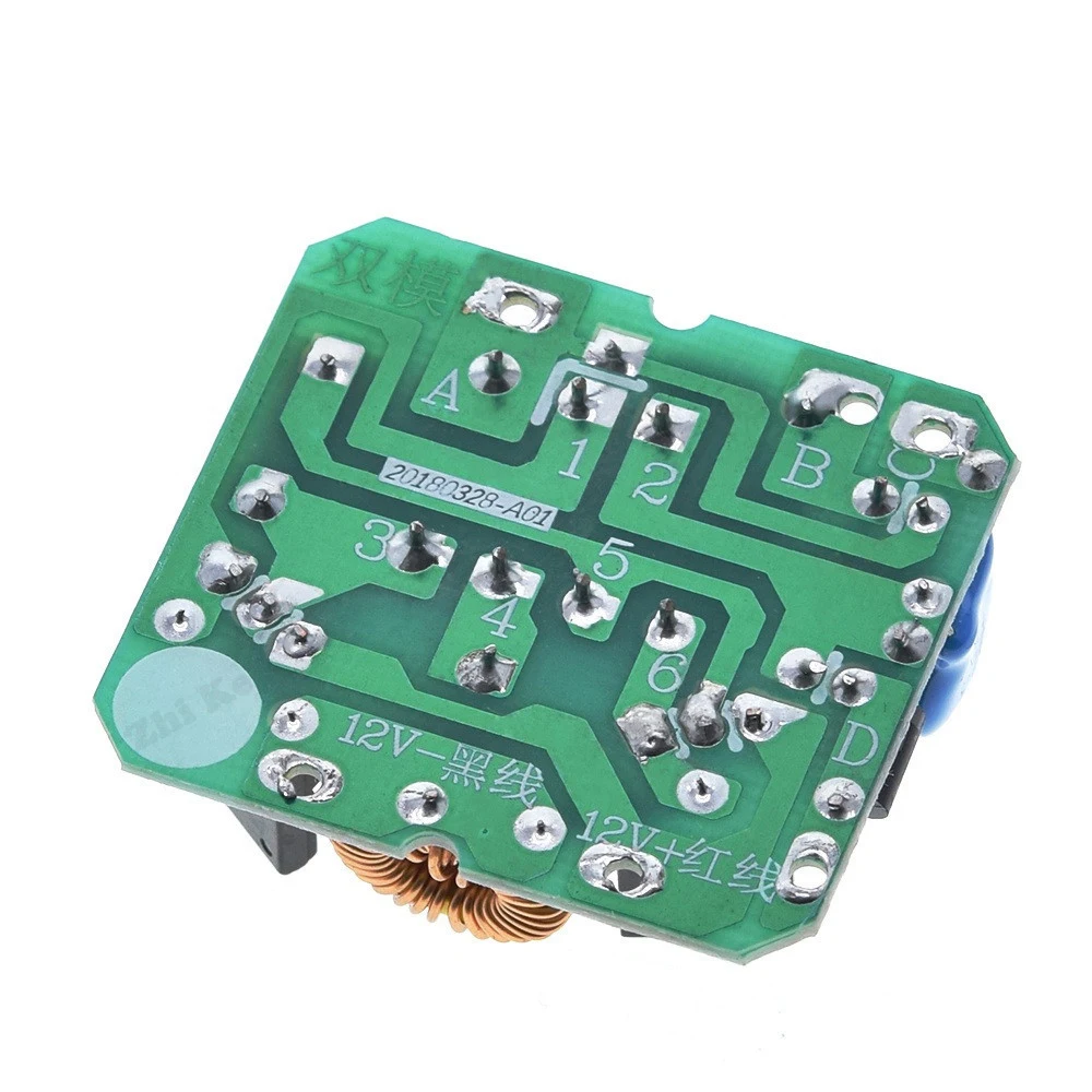 12v a 220v módulo de potência step up 40w DC-AC módulo inversor de impulso conversor reverso de canal duplo módulo de reforço regulador de potência