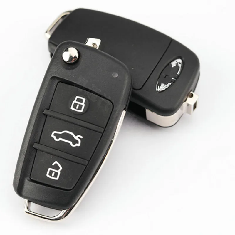 DAKATU 3 Button Flip Folding Remote Key Case Shell For Chery E3 E5 Arrizo 5 Keyless Entry Fob Car Key Case