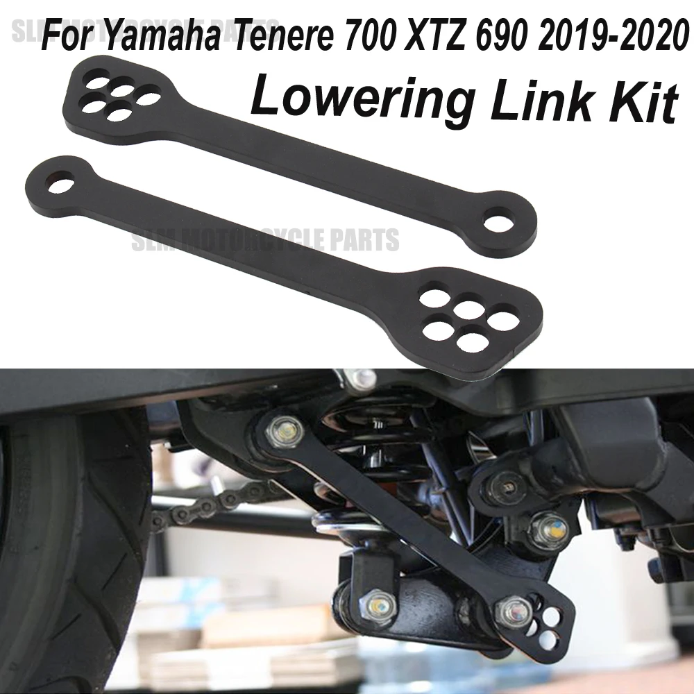 New For Yamaha Tenere 700 Rally T7 XT690Z Motorcycle Linkage Lowering Link Kit 2019-2021 Rear Suspension Cushion Drop Connecting