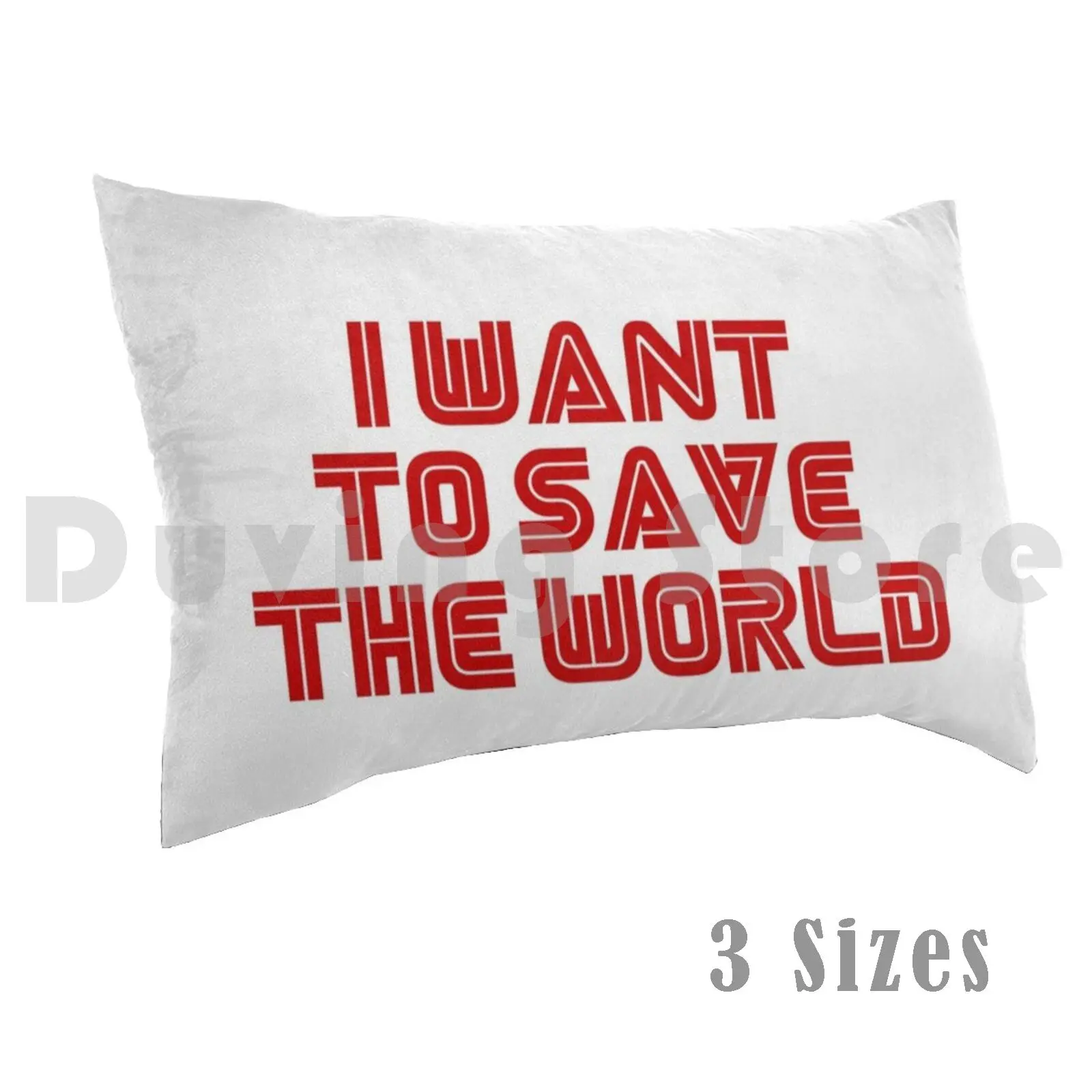 I Want To Save The World Pillow Case Printed 35x50 Mr Robot Robot Fsociety