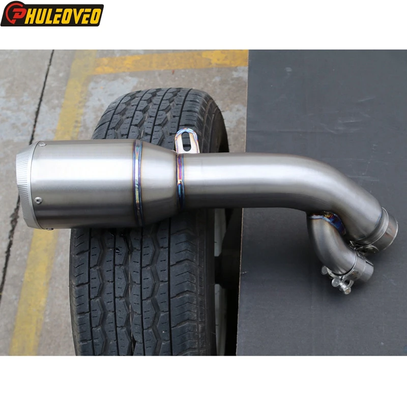 

Titanium Alloy 2015-2019 S1000XR Exhaust Slip-on Motorcycle Exhaust Muffler Pipe Escape Demper Leakage for S1000XR 15-19 Moto