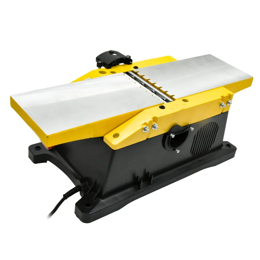 6 Inch Woodworking Planer Desktop 220V Electric Planer Multi-functional Household Power Tools Small Planer Heavy Duty Planer