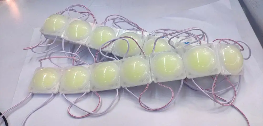 20pcs/lot COB Glassled module DC12V with lens Waterproof IP67 LED Module lighting Led Sign Backlights For Letter decoration