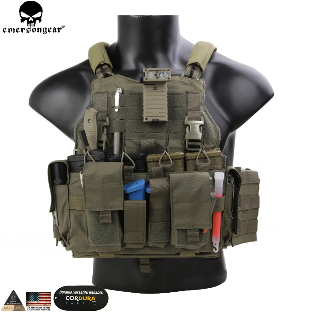 EMERSONGEAR  MF Style Gen IV Compatible Placards Outdoor Hunting Tactical Chest Rig  Vest Magazine Pouch Bag EM7363