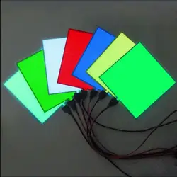 El Foil Lighting Paper Led Board Display With Inverter 10*10cm