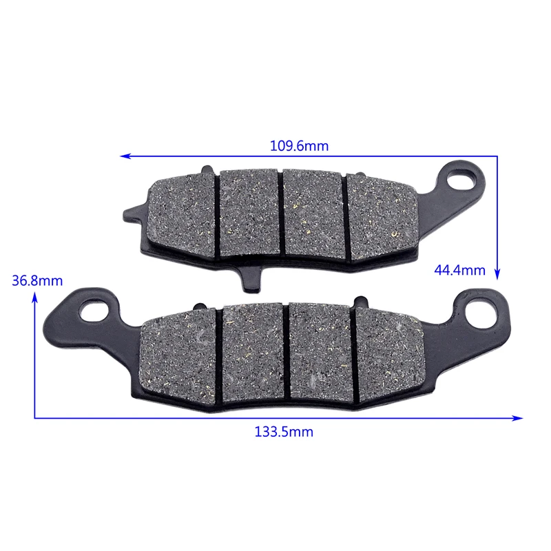 Motorcycle Replacement Part Kit Front & Rear Brake Pads For KAWASAKI ER6F EX650 ER6N ER650 KLE650 Versys 2007-2011 Z750S ZR750