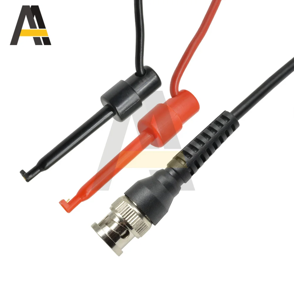 Conector macho BNC Q9 a doble gancho, sonda de prueba P1007 P1011, cables de 120CM con 2 sondas, gancho de prueba de 500V, accesorios para