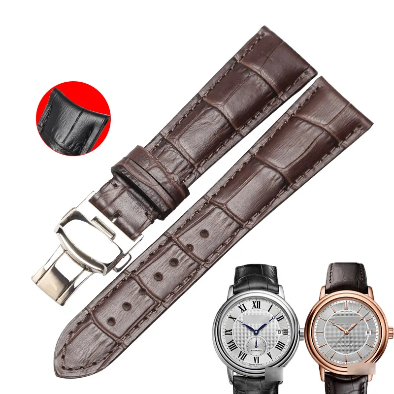 WENTULA watchbands for RAYMOND WEIL 2837/2838/2839 calf-leather band cow leather Genuine Leather leather strap watch band