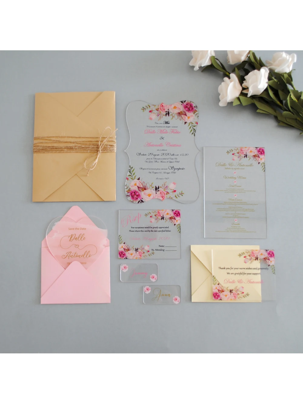 Sample Transparent Acrylic,Mirror Card,Black Wedding Invitations,Birthday,Menu Invitation High Quality UV Printing Eco-Friendly