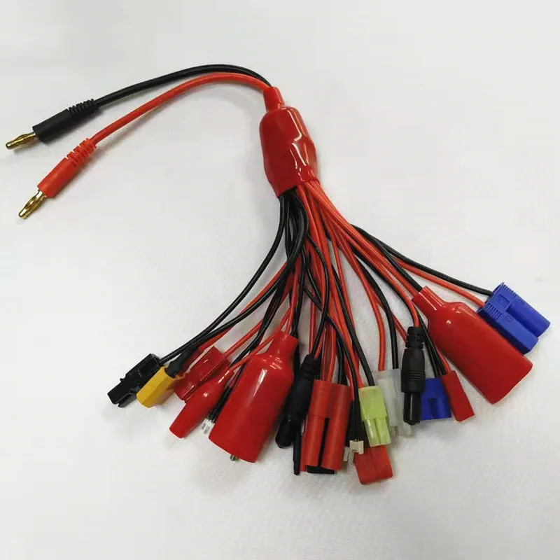 1 to 19 Multi-function Charging Cables Banana Plug to XT60 EC5 Tamiya or so Various High Current Lipo Battery Helicopter Cars