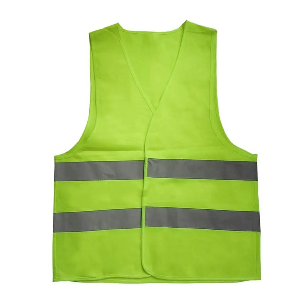 Chaleco reflectante fluorescente para exteriores, ropa de seguridad para correr, ventilar, seguro, alta visibilidad, amarillo, naranja, azul, verde