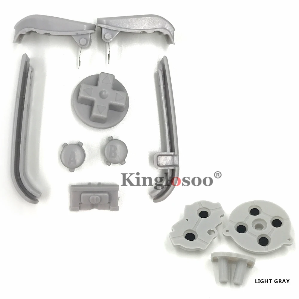 IPS Оболочка Чехол резиновые прокладки силиконовые кнопки для GameBoy Advance Игровая приставка GBA начало выбора кнопки клавиатуры 9 цветов