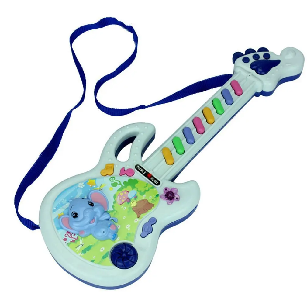 Electric Guitar Toy Musical Play Kid Boy Girl Toddler Learning Developmental Electron Toy Education Birthday Gifts Guitar Toy