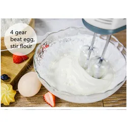 Electric Handheld Egg Beater Whisk Blender Home Kitchen Food Mixer 7 Speed Food Mixer Table Stand Cake Dough Stir Mixer