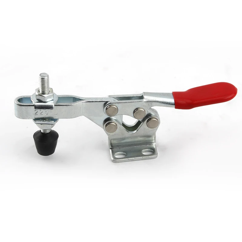 Horizontal Toggle Clamp 1Pcs 100kg 200kg 225kg U Shape holding Quick clip Fixing Clamps Hand Tool 201 201A 201B 201C 203F 225D