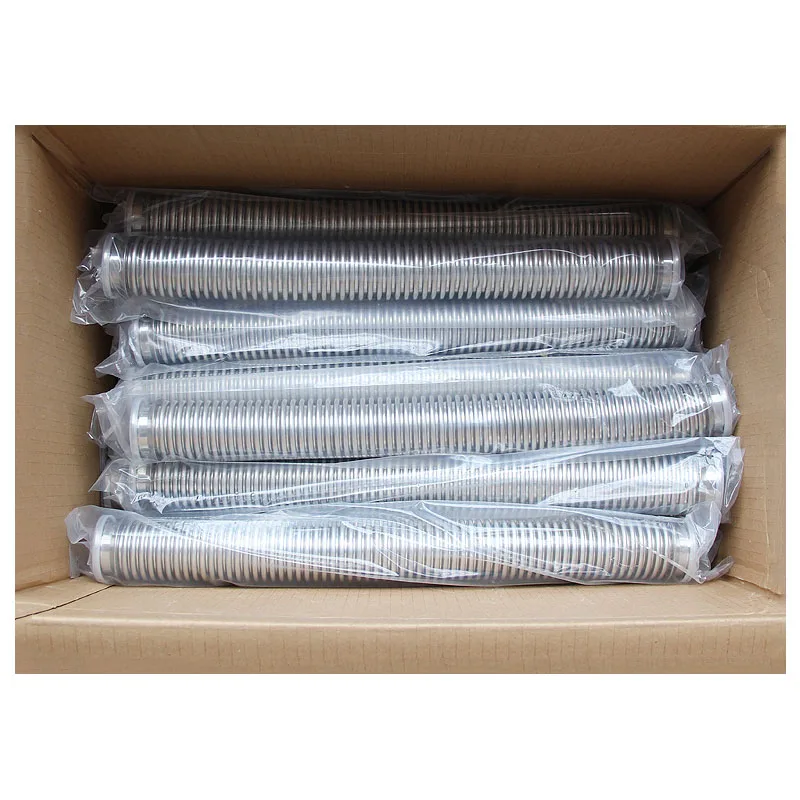 ISO100 Fast Quick Rvs Flexibele Pijp Balg Flens Vacuüm Balg Buisklem Hulpstukken Uitbreiding Balg Joint