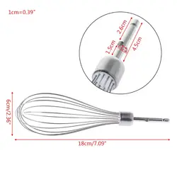 Accessori per per le uova elettrico miscelatore per montalatte frusta attrezzo da cucina in acciaio inossidabile